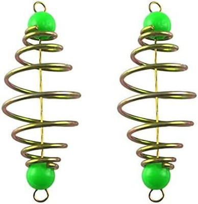Afiazuh Hard Bait Stainless Steel Fishing Lure(Pack of 2, Size 5)