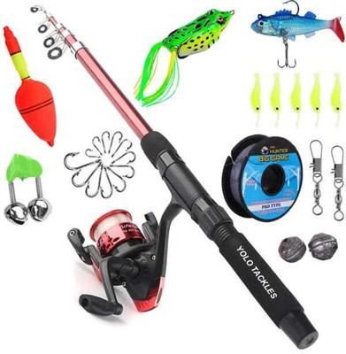 neza Fishing Stick and Fasanable pole 210cm and reel combo Multicolor Fishing Rod(210 cm, 0.18 kg, Multicolor)