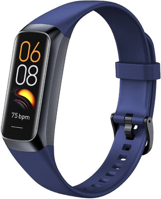 Cubonic C60 Activity Tracker 1.1''AMOLED Screen Fitness Watches with Heart Rate(Pristine Blue Strap, Size : Medium)