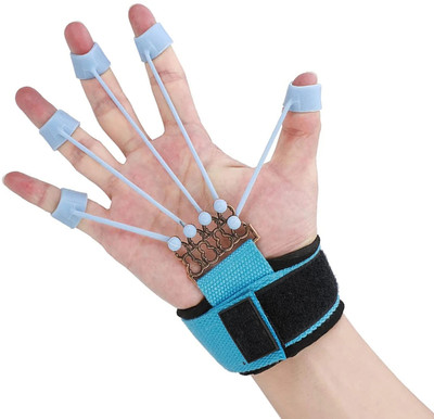 Leosportz FITNESS Hand Exerciser Grip & Finger Exerciser| Finger Extension, Forearm Hand Grip/Fitness Grip(Black)