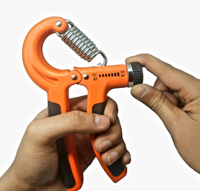 adityam Adjustable Hand Gripper Men & Women Gym Workout Hand Exercise Hand Grip/Fitness Grip(Orange)