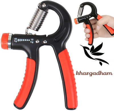 NK HOL Hand Grip For Hand Strengthening Levels Hand Grip/Fitness Grip(Black, Grey)