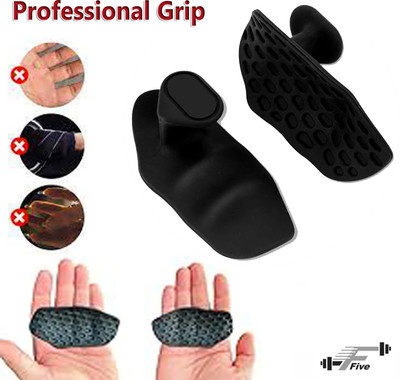 FFive Professional Weight Lifting Hand Grips for Exercise Hand Support Grip Hand Grip/Fitness Grip(Multicolor)