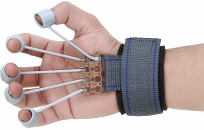Akp Finger Stretcher Hand Yoga Trainer With Resistance Band For Men Women Hand Grip/Fitness Grip For Rs. 199 @ 80 %