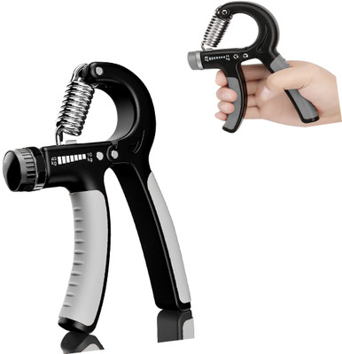 HACKERX Adjustable Hand Grip Strengthener 10 kg to 40, Hand Gripper for Men & Women Hand Grip/Fitness Grip(Grey)