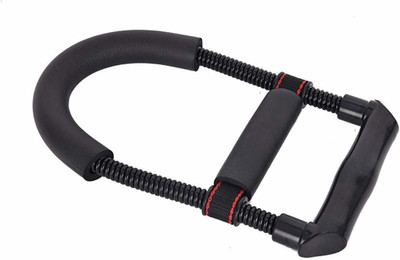 FITRONYX Adjustable Forearm Strengthener Wrist Exerciser Equipment Hand Grip/Fitness Grip(Black)