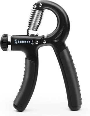 LIONFIT Hand Grip Strength Trainer 5-60kg Strength Training Equipment Hand Grip/Fitness Grip(Black)