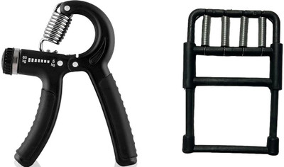 ETAHMART Hand gripper spring finger hand exerciser hand grip Hand Grip/Fitness Grip(Black)