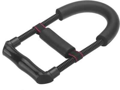 kiyo Adjustable Forearm Strengthener Wrist Exerciser Equipment for Upper Arm Workout and Strength Training Hand Grip/Fitness Grip(Black)