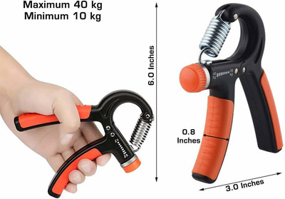 LIONFIT 5-60kg Hand Exerciser 5-60kg Strength Training Equipment Hand Grip/Fitness Grip(Orange)