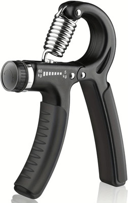 Shopeleven Adjustable Hand Gripper for Men Forearms Grip Strengthener 10-40 Kg Hand Grip/Fitness Grip(Black)