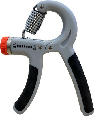 NK HOL Adjustable Hand Grip Strengthener | Enhance Forearms & Fingers | 10kg To 40kg Hand Grip/Fitness Grip(Grey, Black)