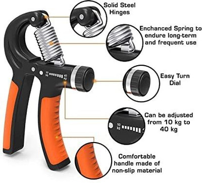 Oddish Adjustable Spring Hand Exerciser | Hand Grip Strengthener for Men & Women I Hand Grip/Fitness Grip