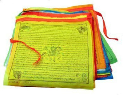 ALLIEDSALESINDIA TIBETAN A-Foldable Outdoor Flag(Polyester, Pack of 1)