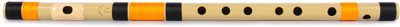 Radhe Flutes D Natural Middle Octave Right Hand PVC Flute(46 cm)
