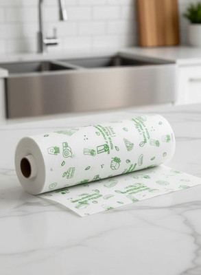 ANTILIA Butter Paper 15M | Pack of 1 Roll | No added wax or coating | 100% food safe | Butter Paper for Roti | 100% Oven & Microwave safe up to 240?C Parchment Paper(15 m)