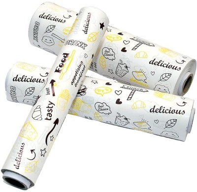 Elderwand Butter Paper Roll 50 Meter Chapatti Wrap Burger Wrap Reusable, Food Wrap Lunch Box Safe Paper Foil(50 m)