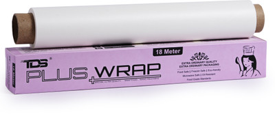 TDS PLUS WRAP 18 Meter Plain Off White Butter Paper PACK 1 Parchment Paper(18 m)