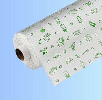 Chilli Flakes WRAPP FOOD WRAPPING PAPER ROLL/ROTI WRAP/PAPER FOIL/PAPER WRAP/BUTTER PAPER/FOOD WRAP Parchment Paper (SURAT) Paper Foil(25 m)