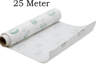 Dityam Wrap 25 Meter Food Wrapping Butter Paper Paper Foil(25 m)