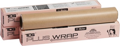 TDS PLUS WRAP 11 Meter Food Wrapping Butter Paper Pack 3 Parchment Paper(Pack of 3, 33 m)