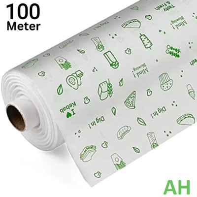 Huemic Butter Paper Roll For Roti 100 Mtr Food Wrapping Paper Parchment Paper(100 m)