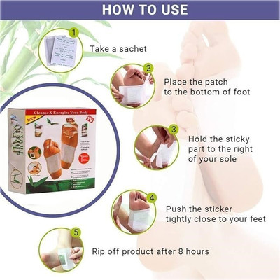 WAIRIT Body and Foot Patch Pads Toxins Stress Relief Organic Natural ingredients W781(19.0329999999999 g)