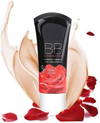 Fleeto BB Cream Rose Moisture Foundation Cream (41gm), Pack Of 1 Foundation(BLACK, 41 ml)