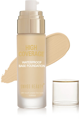 SWISS BEAUTY HIGH COVERAGE WATERPROOF FOUNDATION SB-501-05 Foundation(MEDIUM BEIGE, 55 g)