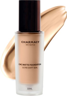 charmacy milano Matte 03 - Instant Hydrating, Light Weight, 24-Hour Wear Foundation(beige, 30 ml)