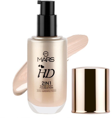 HD 2IN1 Super Stay Nutration For Skin Foundation - F07 Foundation(Golden Beige, 60 ml)