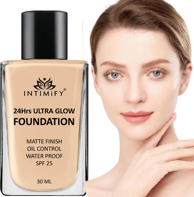 Waterproof Coverage Matte Finish Full Liquid Foundation Cream For Dry Skin Foundation(Beige, 30 ml)