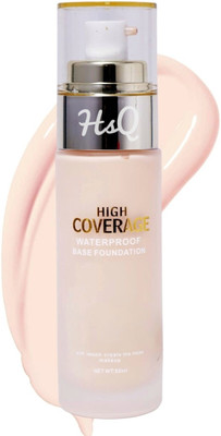 HSQ Liquid Base Foundation - High Coverage & Flawless Matte Look (50ml) Foundation(natural beige, 50 ml)