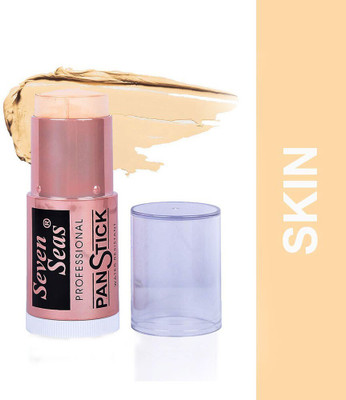 Seven Seas Professional PanStick Concealer Cream Texture Waterproof High Coverage Foundation(Skin, 25 g)