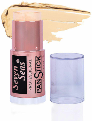 Seven Seas Professional PanStick Concealer Cream Texture Waterproof High Coverage Foundation(Skin, 25 g)