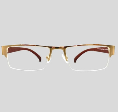 Joy eyewear Half Rim (+1.50) Rectangle Reading Glasses(50 mm)