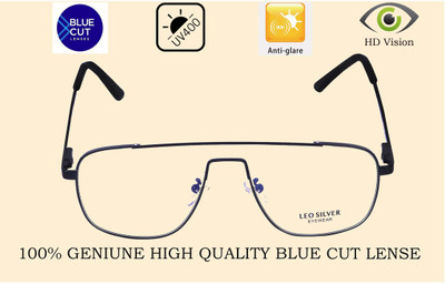 LEO Full Rim Wayfarer, Rectangle, Clubmaster, Square Frame(52 mm)