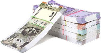 Velinor Churan Wale Fun Combo: 120 Nakli Indian Currency Notes for Kids - (20*6=120 note each ) Money for Kids to Play Nakli Note 10 20 50 100 200 500 Gag Toy(Multicolor)
