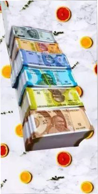 BBS DEAL Combo (12Each x 6=72 Nakli ) Playing Indian Currency Notes New Fake currency Note Gag Toy(Multicolor)