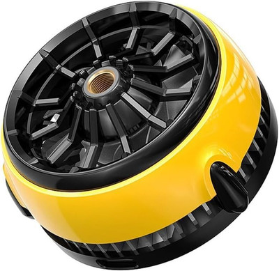 Cubonic CX04 Magnetic Fan Cooler with Blue Light Radiators Phone Cooler for Gaming Combo Set Designed for Gaming(Yellow)