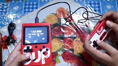 ENMORA SUP Game BIG 400 in One Handheld Game Remote REW7 500 GB with Games Included refers to the games(Multicolor)