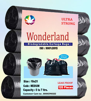 WONDERLAND Medium Garbage Bag(120 Bags)