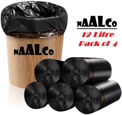 SAISWAR 12 Ltr Roll 4 Small 12 L: L Garbage Bag  Pack Of 120(120Bag )