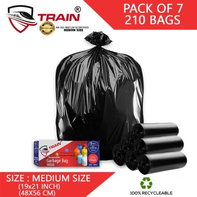 ALEX INDIA MARKETING A_G_19X21_7_PACK Medium 20 L Garbage Bag  Pack Of 210(210Bag )