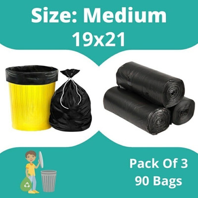 Medium Garbage Bag(90 Bags)