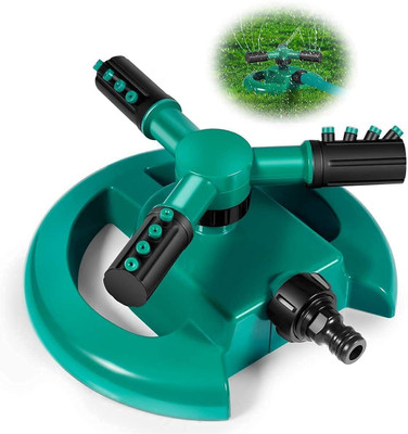 SERVEUTTAM Automatic 360 ° Rotating Adjustable Garden Sprinkler 1 L 1 L Hose-end Sprayer(Pack of 1)