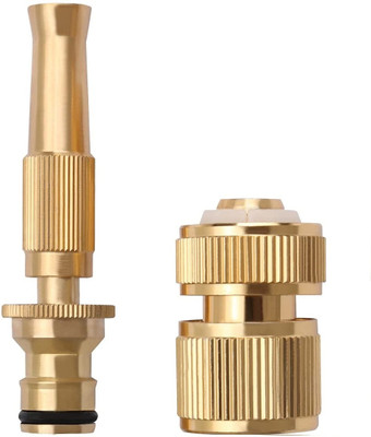 Fulkiza Brass Nozzle Water Spray Gun Water Jet Hose Nozzles Hose Pipe Spray Gun Car,Bike 2 L Hand Held Sprayer(Pack of 1)