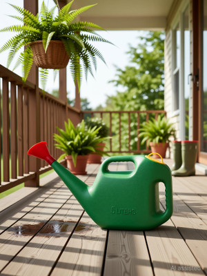 Antier Enterprises AE-100 Premium Quality Plastic Green Sky Bird Watering Can for plants/ Garden 5 L Hand Held Sprayer(Pack of 1)