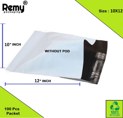 REMY PACKAGING 10X12 INCH Tamper Proof Courier Bags,Security Cover Security Bag(10 x 12 Pack of 100)