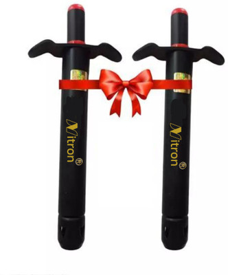 MegaValue Black Gas Lighter Combo Steel Gas Lighter(Black, Pack of 2)